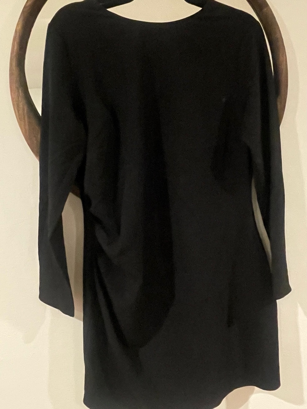 H&M Black Long Sleeve Shift Dress